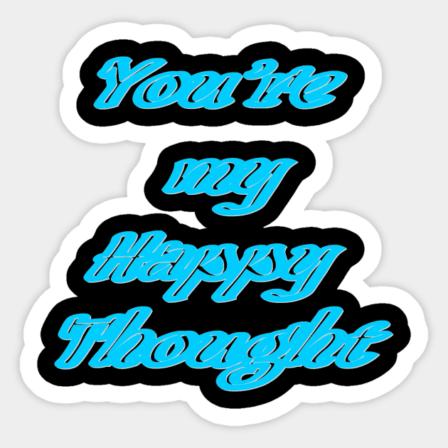 Happy thought Sticker by Wakingdream